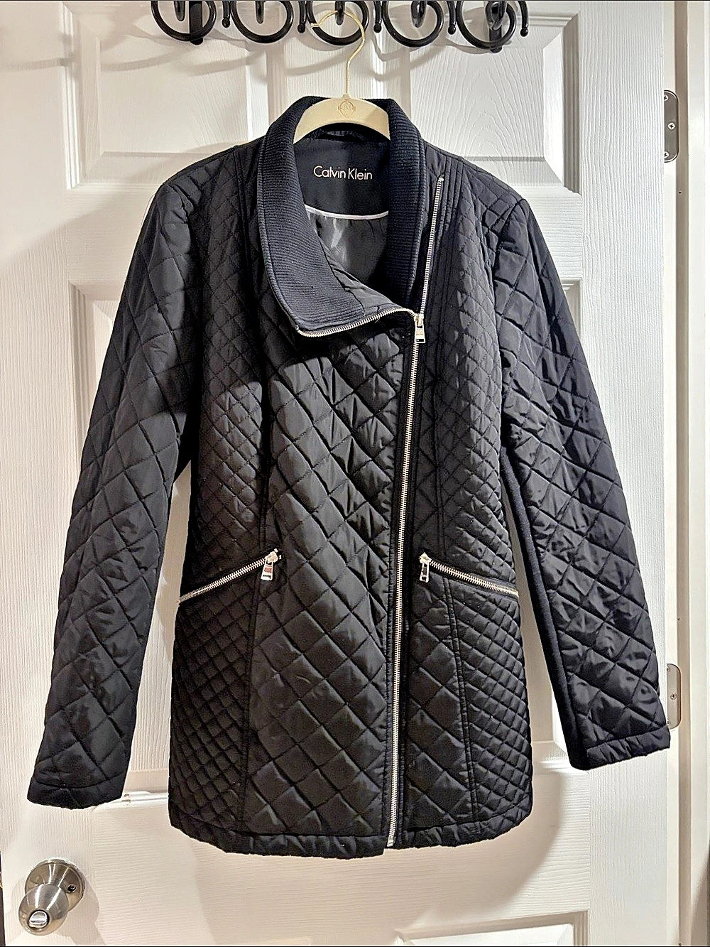 Calvin Klein Black Quilted Jacket
